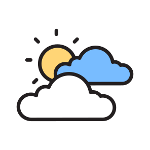 Weather, Partly Cloudy, Sunny, Cloudy,, icon