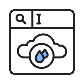 Weather, Search, Forecast, Magnify, Cloud icon