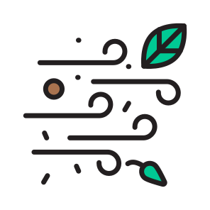 Windy, Weather, Forecast, Breeze, Storm icon