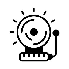 Alarm, Ringer, Knell, Alert, Warning icon