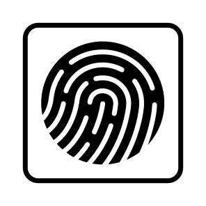 Biometric, Fingerprint, Scanning, Recognition, Identification icon