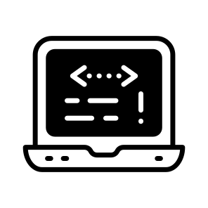 Coding, Development, Programming, Div, Laptop icon