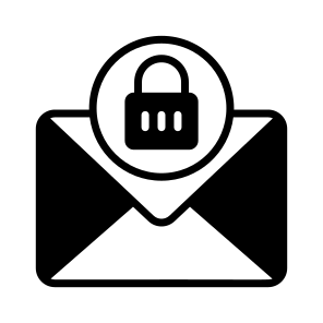 Email, Mail, Communication, Lock, Communication icon