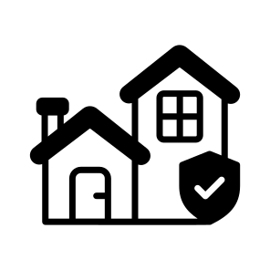Home, House, Building, Insurance, Shield icon