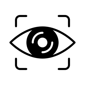 Security, Safety, Protection, Eye, Scan icon