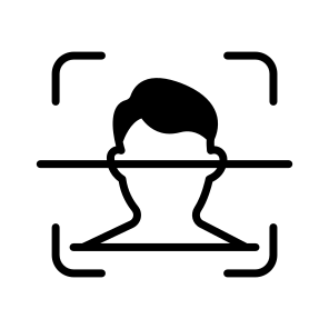 Security, Safety, Protection, Scan, Biometric icon