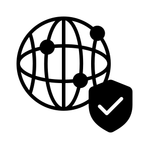 Shield, Connection, Network, Web, Browser icon