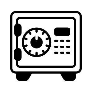 Vault, Locker, Safe, Deposit, Box icon