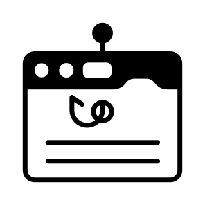 Website, Phishing, Hacking, Cybercrime, Cyberattack icon