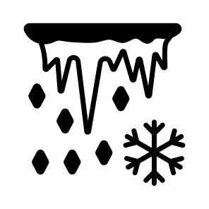 Icicles, Ice, Winter, Weather, Frost icon