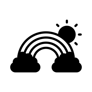 Rainbow, Weather, Summer, Spring, Beauty icon