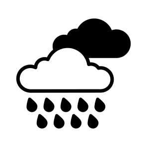 Rainy, Weather, Forecast, Cloudy, Drizzle icon