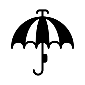 Rainy, Weather, Umbrella, Rain, Precipitation icon
