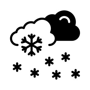 Snowfall, Snow, Winter, Weather, Cold icon