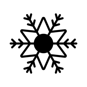 Snowfalls, Snowflake, Winter, Weather, Forecast icon