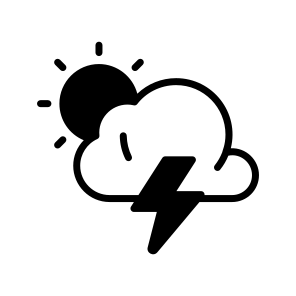 Thunderstorm, Storm, Weather, Rainy, Lightening icon