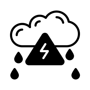 Weather, Alert, Thunderstorm, Storm, Forecast icon