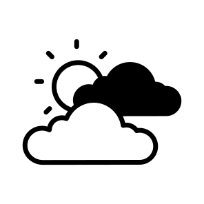 Weather, Partly Cloudy, Sunny, Cloudy,, icon