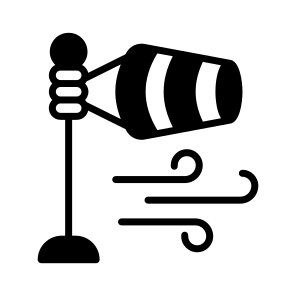 Windsock, Weather, Forecast, Wane, Wind icon