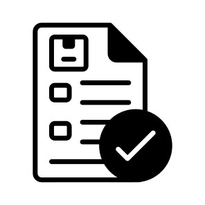 Confirmation, Verification, Statement, Logistics, Freight icon