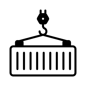 Container, Lifting, Consignment, Storage, Logistics icon