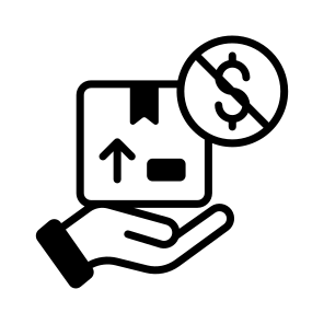 Free, Hand, Logistics, Freight, Cargo icon