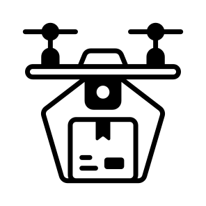 Quadcopter, Drone, Technology, Flying, Logistics icon