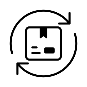 Return, Back, Logistics, Freight, Cargo icon