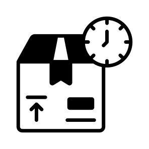 Time, Logistics, Freight, Cargo, Shipping icon
