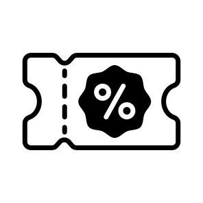 Voucher, Coupon, Sale, Offer, Discount icon