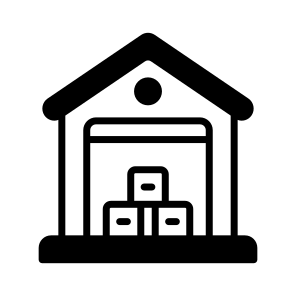 Warehouse, Storehouse, Depot, Storage, Storeroom icon