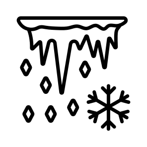 Icicles, Ice, Winter, Weather, Frost icon