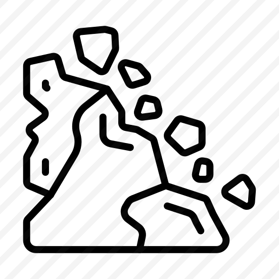 Landslide, Warning, Rocks, Slope, Danger preview