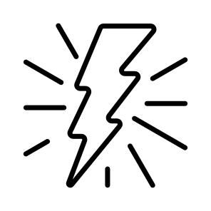 Lightening, Bolt, Electric, Power, Energy icon