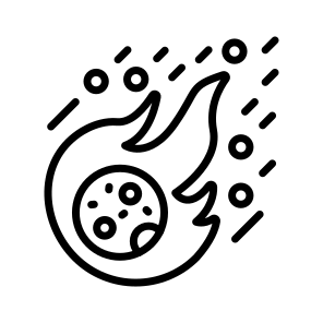 Meteor, Astronomy, Asteroids, Astrophysics, Comets icon