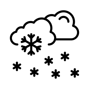 Snowfall, Snow, Winter, Weather, Cold icon