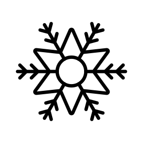 Snowfalls, Snowflake, Winter, Weather, Forecast icon