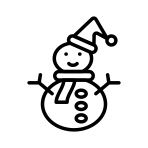 Snowman, Snow, Winter, Festive, Weather icon