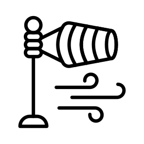 Windsock, Weather, Forecast, Wane, Wind icon