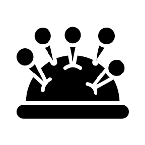 Sewing, Tailoring, Pins, Needles, Cushion icon