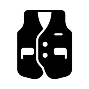 Vest, Waistcoat, Gilet, Jacket, Apparel icon