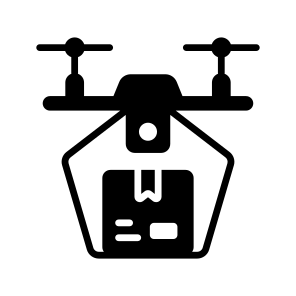 Quadcopter, Drone, Technology, Flying, Logistics icon