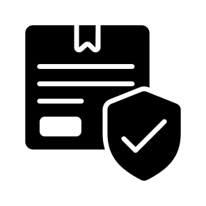 Safe, Secure, Protection, Shield, Logistics icon