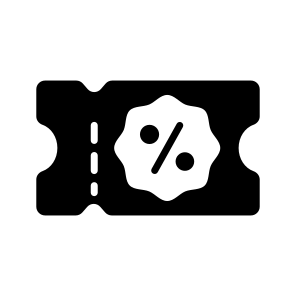 Voucher, Coupon, Sale, Offer, Discount icon