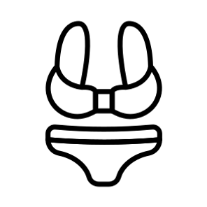 Bikini, Swimwear, Swimsuit, Tankini, Monokini icon