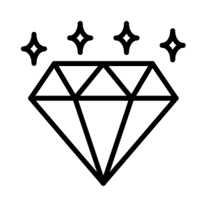 Diamond, Gem, Jewel, Gemstone, Crystal icon
