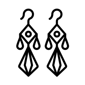 Earrings, Studs, Dangles, Piercings, Jewellery icon