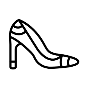 Heel, Shoe, Stiletto, Sandal, Slingback icon