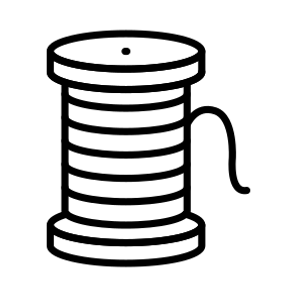Spool, Bobbin, Sewing, Tailoring, Thread icon