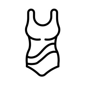 Swimsuit, Bikini, Tankini, Monokini, Swimwear icon